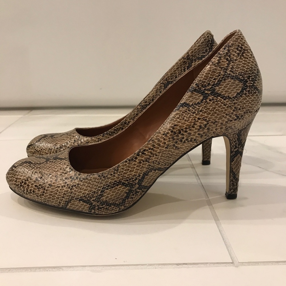 Banana Republic Snake Print Heels